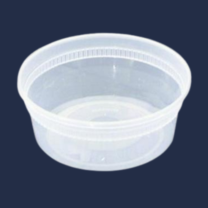 8 OZ DELI CONTAINERS POLYPROPYLENE 240CT COMBO PACK S8 — Restaurants Supply
