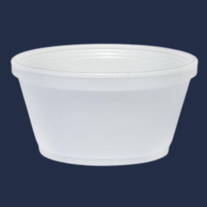 Dart 12SJ20 12 oz. White Customizable Foam Food Container - 500/Case